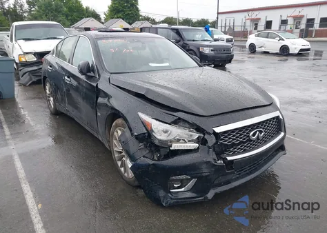 2020 Infiniti Q50 Luxe z USA, uszkodzony, nr VIN JN1EV7AP3LM207722